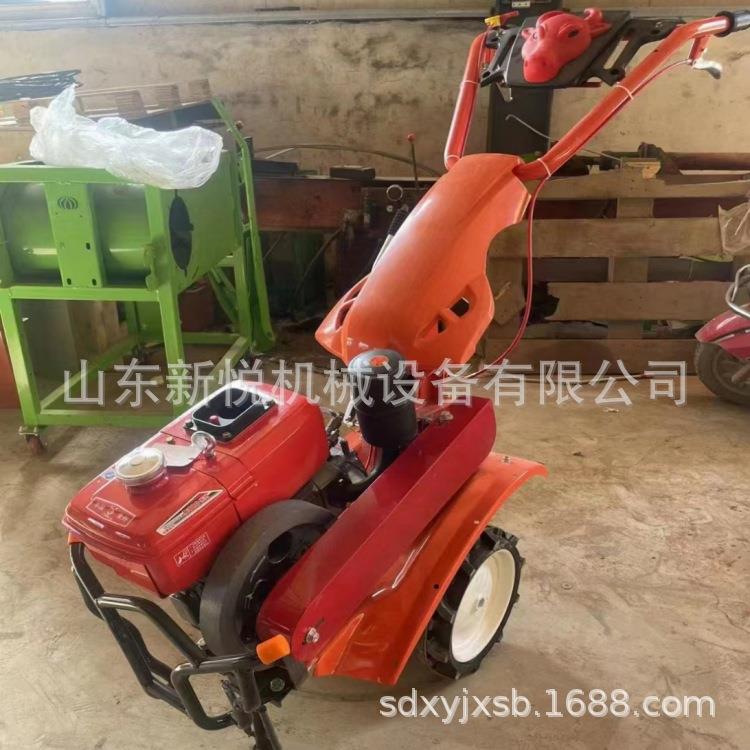 大棚用开沟培土机除草耕地机柴油汽油多功能旋耕机