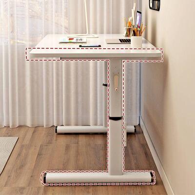 升降学习桌书桌电脑桌卧室家用写字桌办公电脑桌手动升降升级桌腿