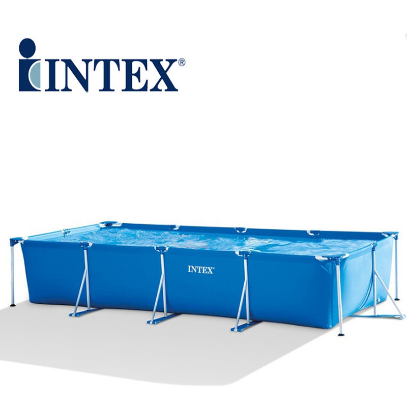 INTEX28274 矩形管架水池套装家庭别墅泳池配过滤泵450*220*84cm