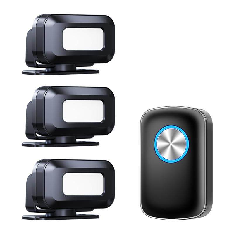 门口欢迎光临感应器店铺进门提醒你好语音提示报警器超市迎宾门铃