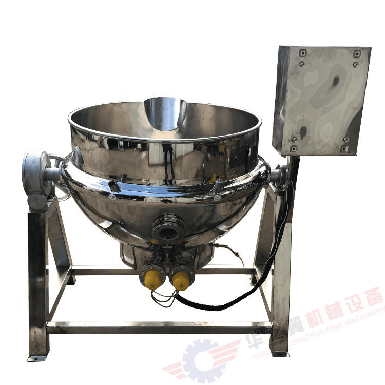 沈阳食堂用蒸煮锅夹层锅不锈钢电加热炒锅夹层锅图片