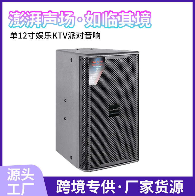 单12寸娱乐KTV派对音响大型演唱会酒吧卡拉OK音箱沐足K歌娱乐音响