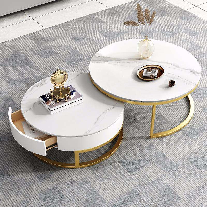 意式岩板极简轻奢现代简约小户型客厅家用长方形大理石茶桌