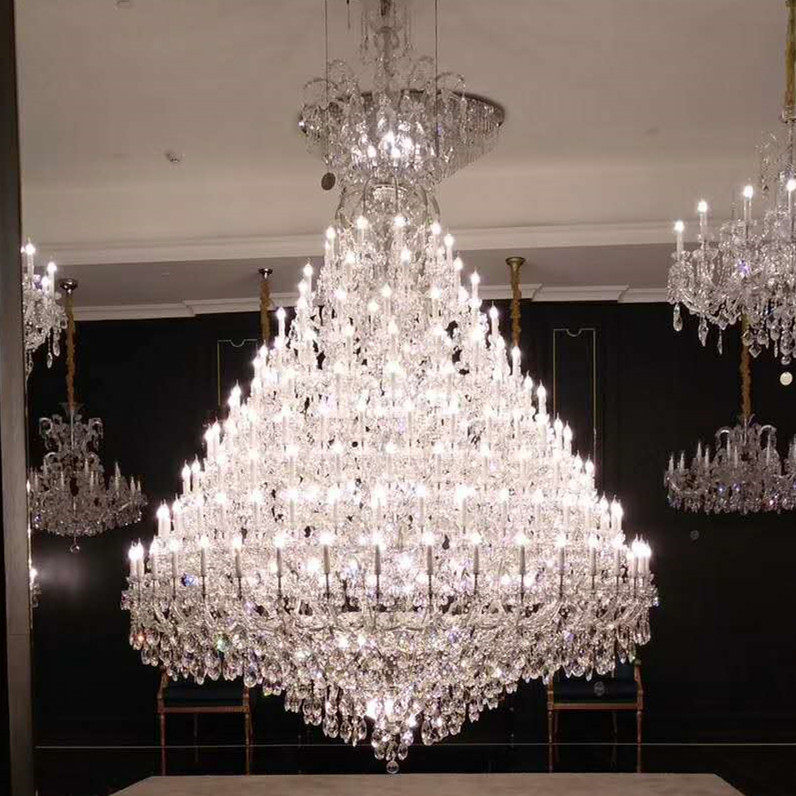工厂批发水晶灯欧式客厅灯轻奢卧室餐厅吊灯美式酒店大堂工程灯具