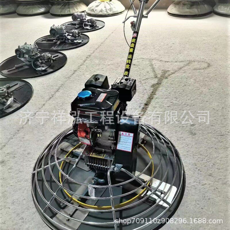 混凝土水泥路面抹光机汽油抹平收光机100型手扶电抹子