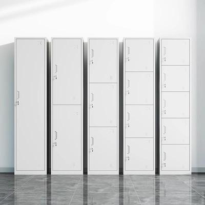 单门更衣柜铁皮柜宿舍带锁员工储物柜钢制柜更衣箱简易办公室衣柜