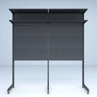 网红少女电竞房间装饰布置桌搭书房书架桌子洞洞板五金落地置新款