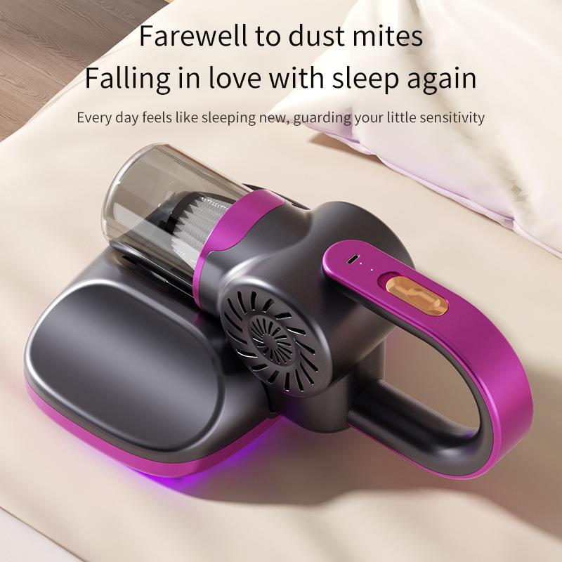 无线三合一便携式吸尘器大吸力蓝光杀菌除螨仪拍打车载家用吸尘器