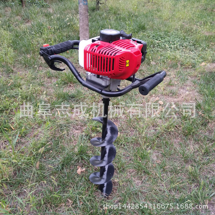 批发小型植树挖坑机多功能果树施肥打洞机便携单人手持式挖坑机