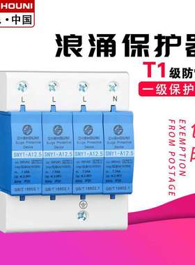 一级浪涌保护器10/350us三相避雷器limp T1防雷器 I级试验SPD浪涌