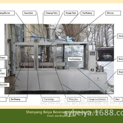 Gable Top Filling/ Brick Carton Filling Machine 1000ml Juice