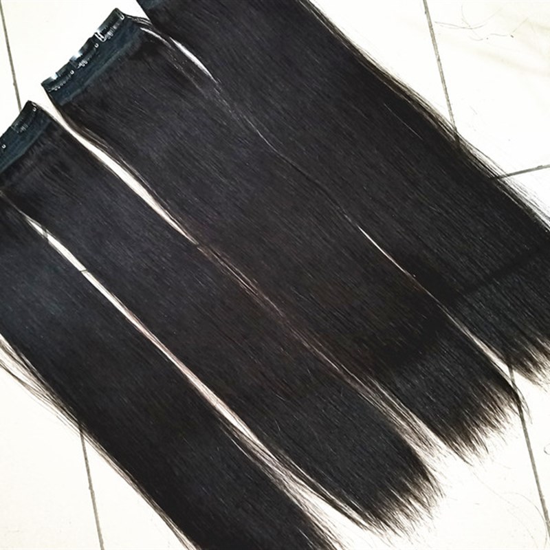 真发直发片假发接发隐形逼真头发接长发不打结真人发丝一片轻薄