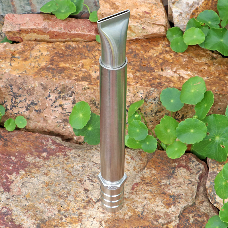 定制不锈钢长杆鸭嘴直喷扇形喷头软管宝塔接头园林绿化养护水枪头