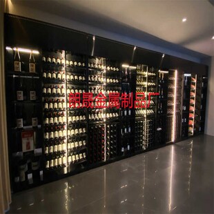 定制不锈钢酒柜展示柜金属恒温酒柜书柜置物柜客厅电视柜红酒架