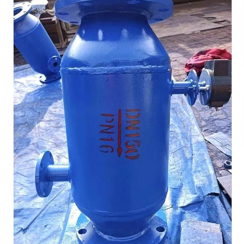 卧式角通除污器快速全自动反冲洗过滤器管道直通滤水器不锈钢