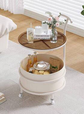 奶油风沙发边几可移圆动物ZFO茶几客厅家用简约网红形迷你置架小