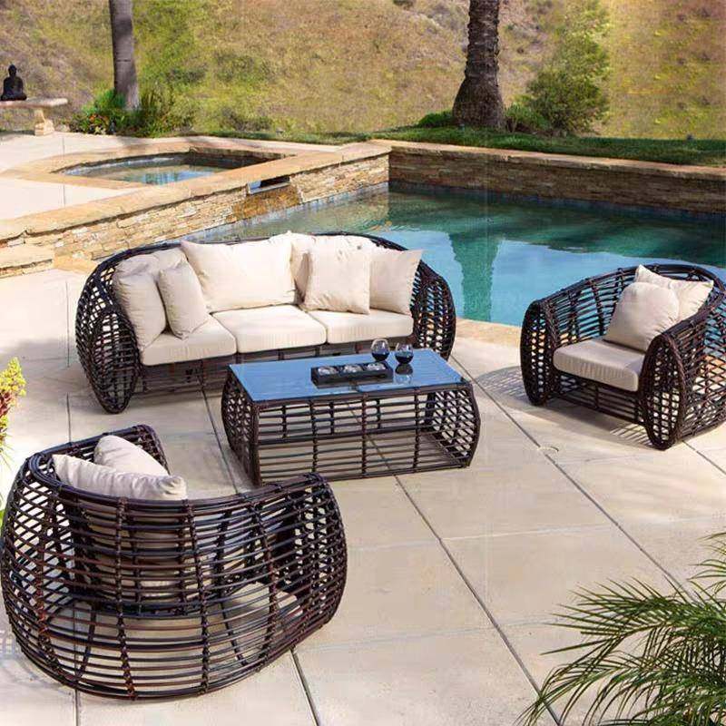 户外沙休闲藤庭院露台藤沙编发创意茶沙发组合室外藤几741椅家发,住宅家具,户外沙发,淘宝优惠券,粉丝福利购,淘宝优惠卷