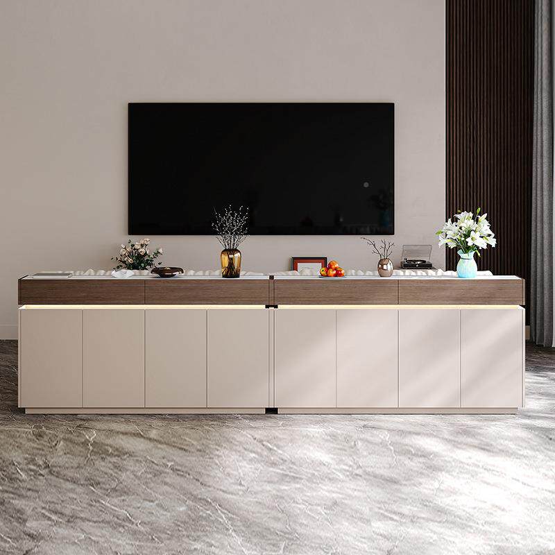 薄0cm餐边柜3墙一PFW体现代简约沙发靠背柜小户型厨房轻超奢靠储