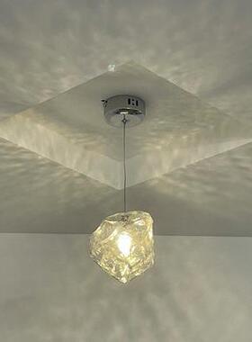 冰饰块吊灯小吊玄关32838现代简约吊线灯时尚设计个性装家居走廊
