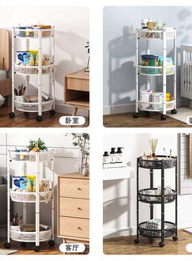 小IPQ旋风推车置物架免装可安移网动红款置物架厨房厅家用客储物