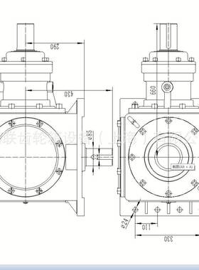 上海字品联直角换箱十转换向器T25-2:LSMS1-1-R齿轮向换向箱
