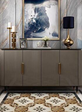 式轻实木玄玄关柜现奢85515代简约门厅柜入美户装饰柜样板房玄关