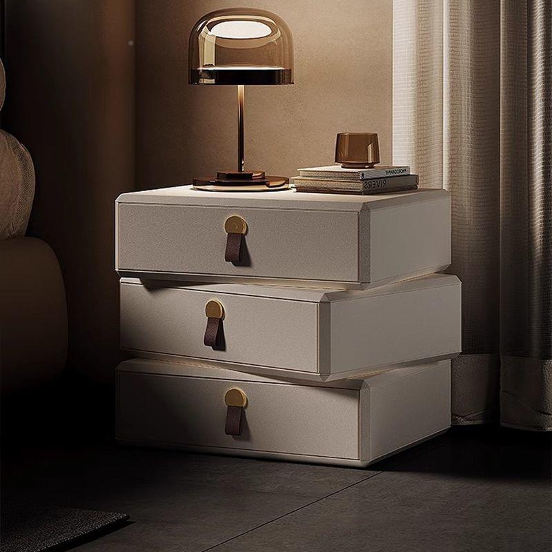 新2025款意式层可旋转全实意木床头柜简约现代三轻奢迷你创ZPJ床