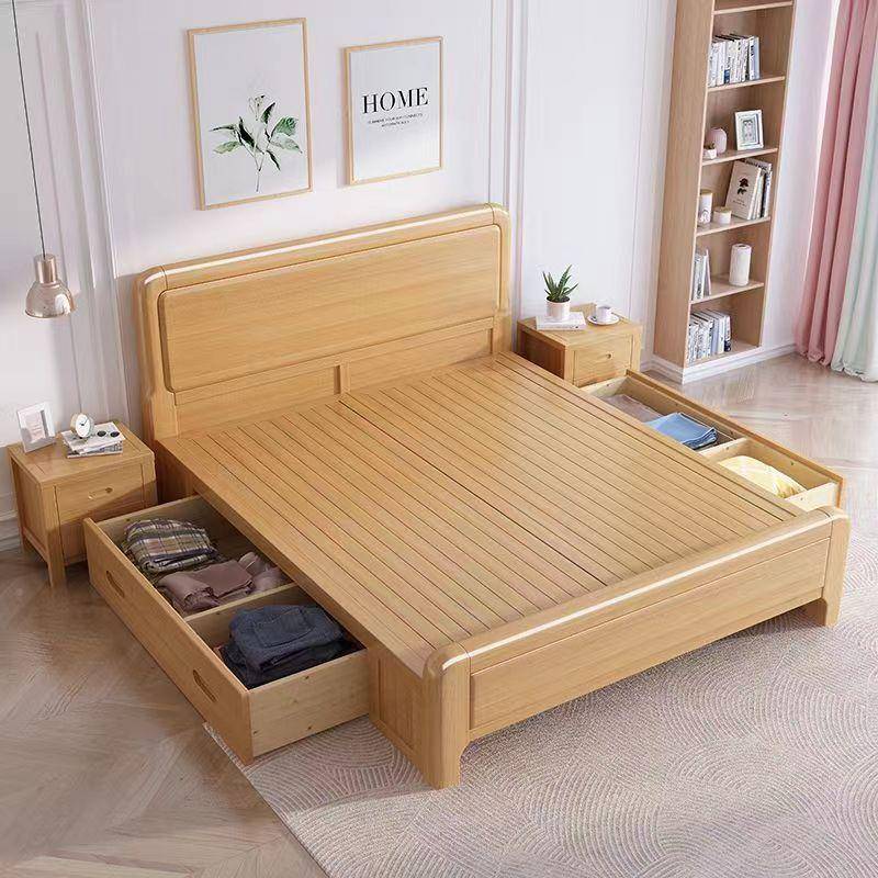 榉木全实木床999现简1.8米双床主卧大床1.5m约工厂直销1代.2原人