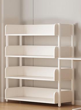 书桌旁小架落书窄置物架层家用书本收纳架简易多立架柜LTZ地子分