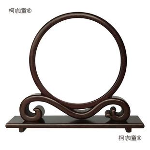 皮摆件画双面绣麦画苏绣剪相框秆木质框架镶嵌影石纸头胎毛柯咖童