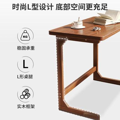 可移动床边小桌子木腿卧室家用简易小学生学习写字书桌沙发边桌