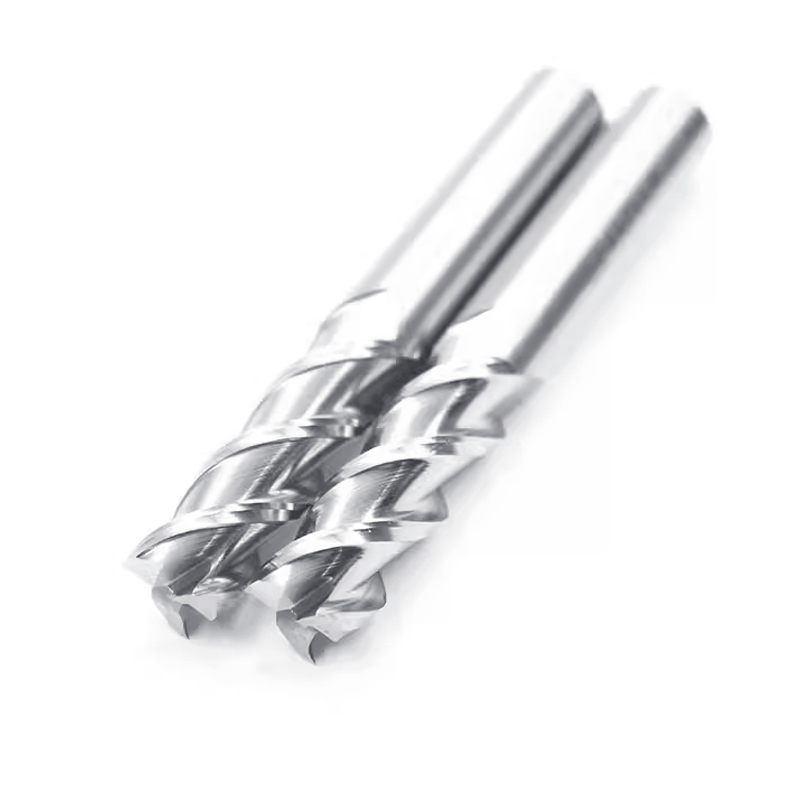 普长三刃白钢铣刀高速钢锣刀3刃键槽铣刀1.0-4.0-8.0-25mm