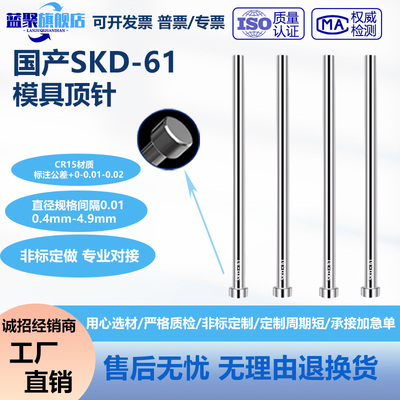 国产SKD61模具顶针顶杆精密顶针