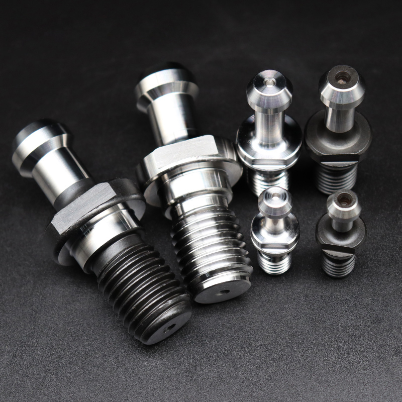 数控刀柄拉钉BT40 BT30 45度 高精通水通孔加工中心拉杆