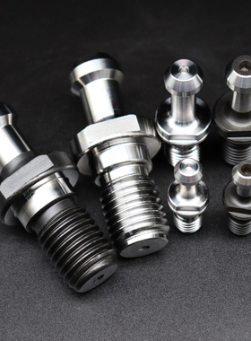 数控刀柄拉钉BT40 BT30 45度 高精通水通孔加工中心拉杆