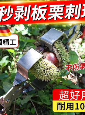 剥板栗刺球神器栗子外壳去皮毛夹脱蓬器开口超省力拨板栗开壳工具