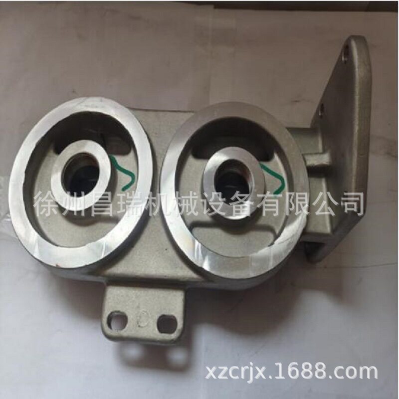 上柴发动机S00010475+03原厂机油滤清器座徐工程机械装载机配件
