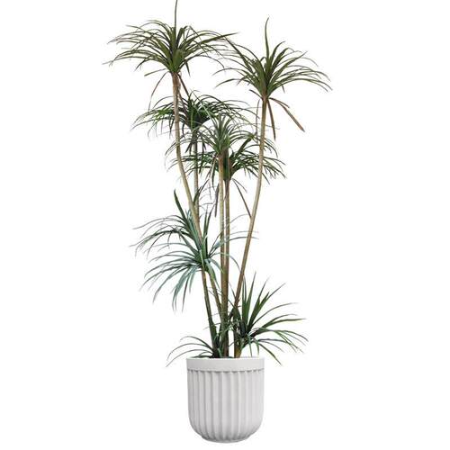 仿真绿XFX植剑铁树龙血树物装饰室内客厅型盆植栽落麻地大假花