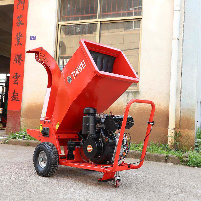 直械供小型碎枝机树枝碎机木片破碎农机林机粉园NXW林工具