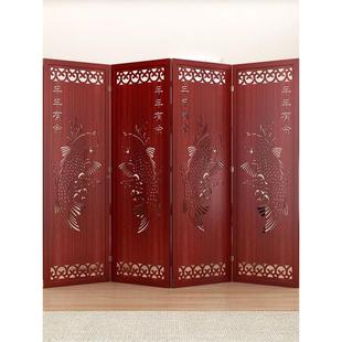 挡风断屏客厅折叠移动简约现代中式复古办公HOE室隔断墙卧室遮家