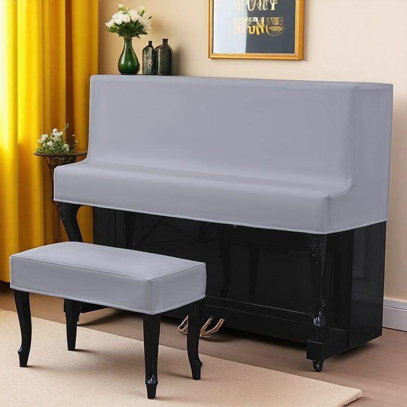 防猫抓防不毛猫水抓皮高档钢琴尘防尘沾罩防盖布现代凳套弹琴F998