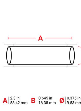 2HX375-2.DQE3-YL/58.42x16.3-贝管迪BRADY-热缩8套聚烯烃