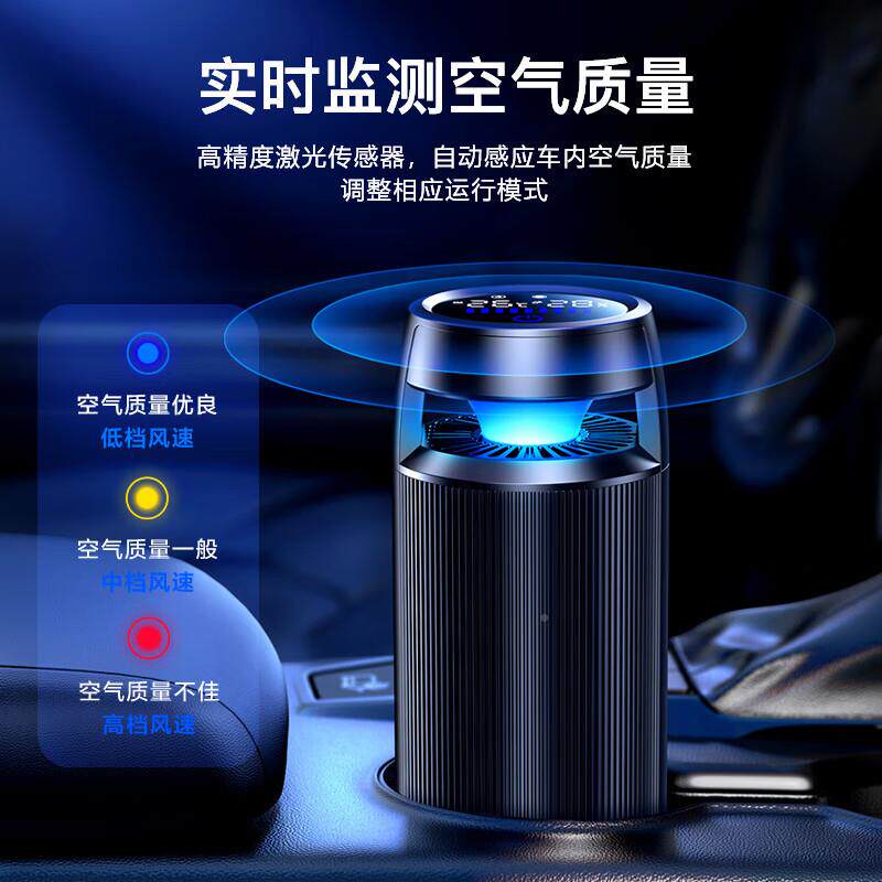 毕亚m兹车载空气净化器内新汽车OKK除家菌除甲醛p2.5异味烟味车用