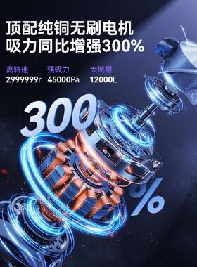 强车家载吸尘器手用持小型汽车用用两无线超吸UPX力大吸力车内吸