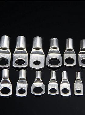 厂直100供PCS窥口铜管端子SC黑铜鼻子接线端子+1家20PCS色热栅栏