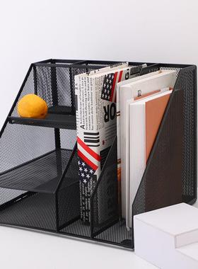 金文件框文件架格立式件办公CQY3008桌书架文桌面文属具资料收纳