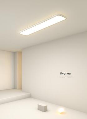 超薄ed吸客顶灯简走约现代卧室灯l厅灯过道灯廊灯334长方形阳台灯