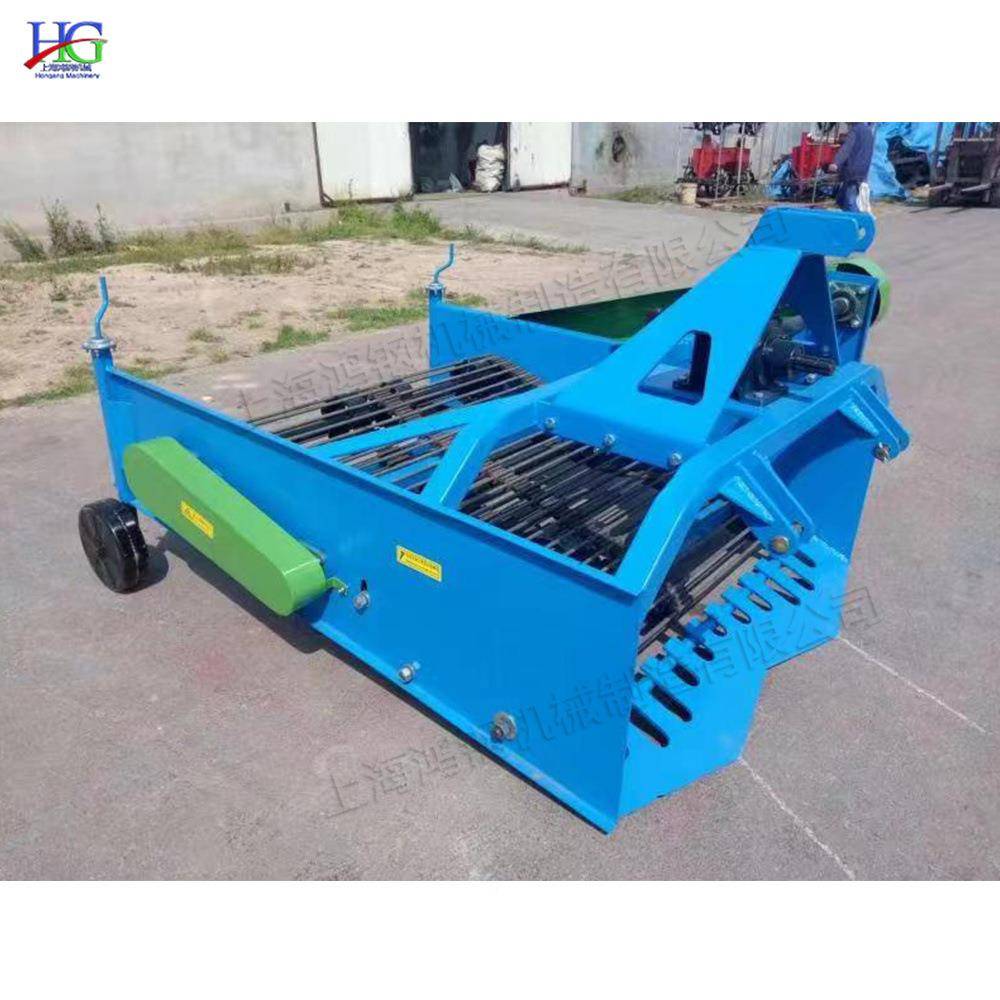拖拉机置式铃薯收获机土豆后薯挖掘备设薯类根DYC红茎分离机器