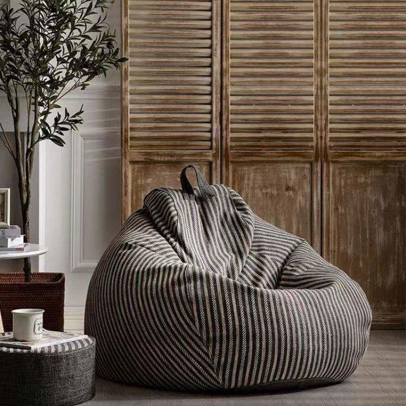 懒人沙发小型户卧室躺卧单人小发沙阳台休闲躺椅椅子椅豆袋QWE榻