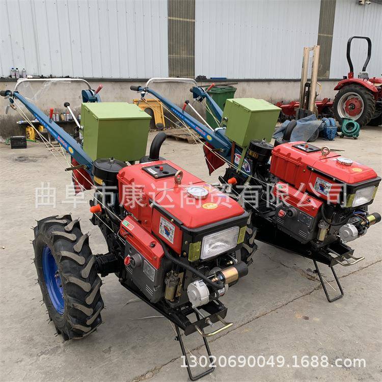开手扶拖拉机带动93开马沟机小力沟除草机农田旋耕除草设备